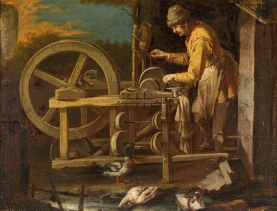 The Scissors Grinder by Giacomo Francesco Cipper
